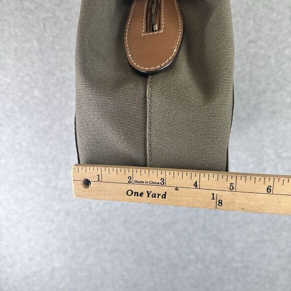 Michael Kors Raven Large Canvas Shoulder Bag Tote Signature‎ Green Signature NEW - Picture 13 of 16